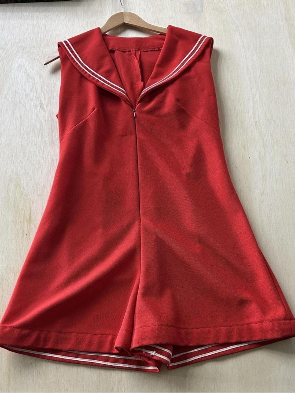 RARE vintage 1970s 1960s handmad sailor hot pants romper halloween costume